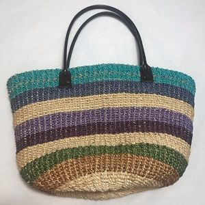 Straw Tote Bag